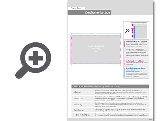 Product Bild durchschreibes__tze_din_lang_quer__2-fach__1_0-farbig