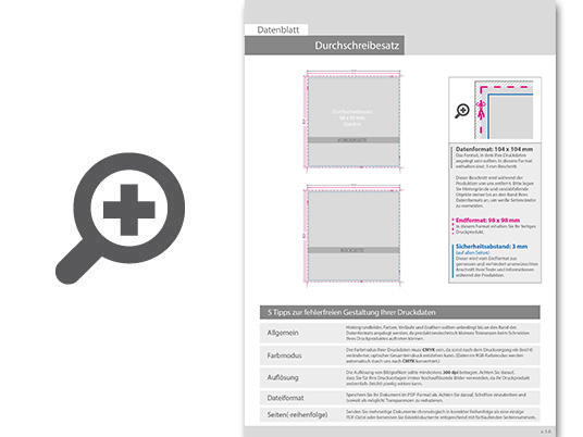 Product Bild durchschreibes__tze_quadrat_9_8_cm_x_9_8_cm__4-fach__1_1-farbig__25_s__tze_je_block