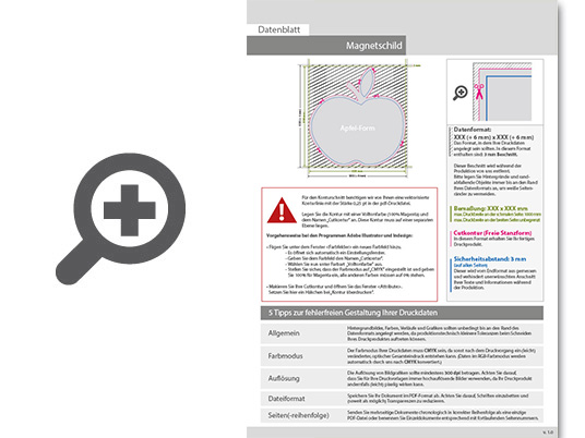 Product Bild hochwertiges_magnetschild_in_apfel-form