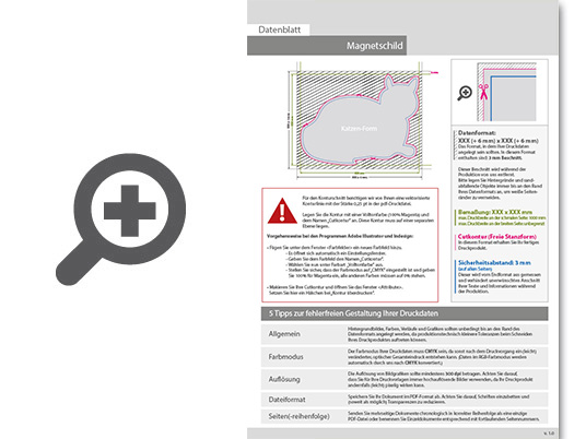 Product Bild hochwertiges_magnetschild_in_katze-form