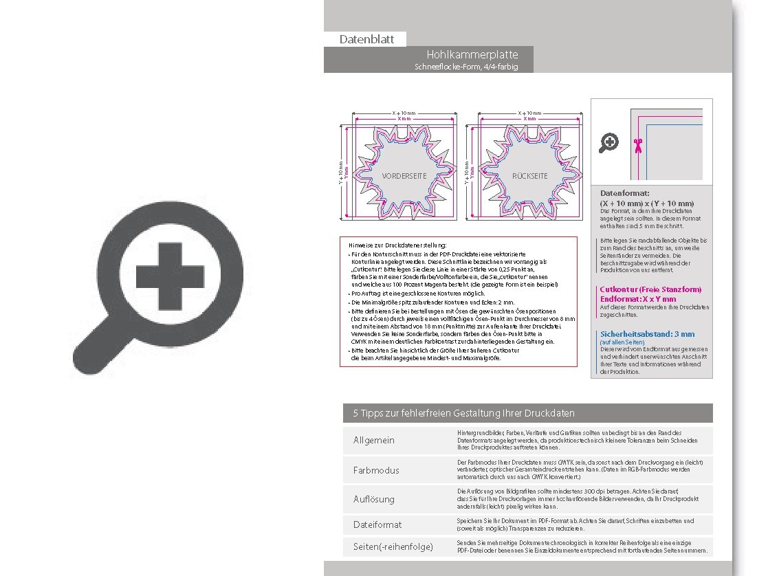 Product Bild hohlkammerplatte_in_schneeflocke-form_konturgefr__st___beidseitig_4_4-farbig_bedruckt