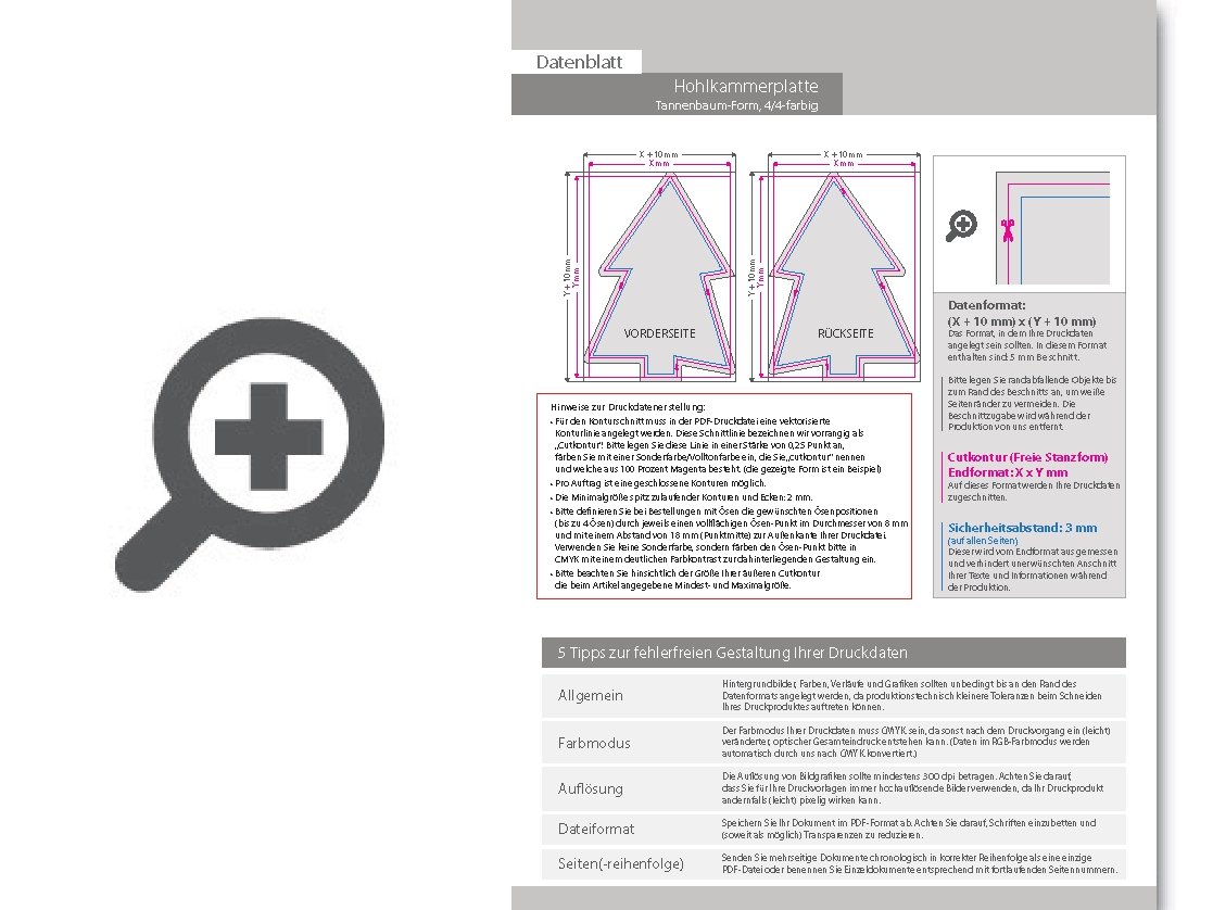 Product Bild hohlkammerplatte_in_tannenbaum-form_konturgefr__st___beidseitig_4_4-farbig_bedruckt
