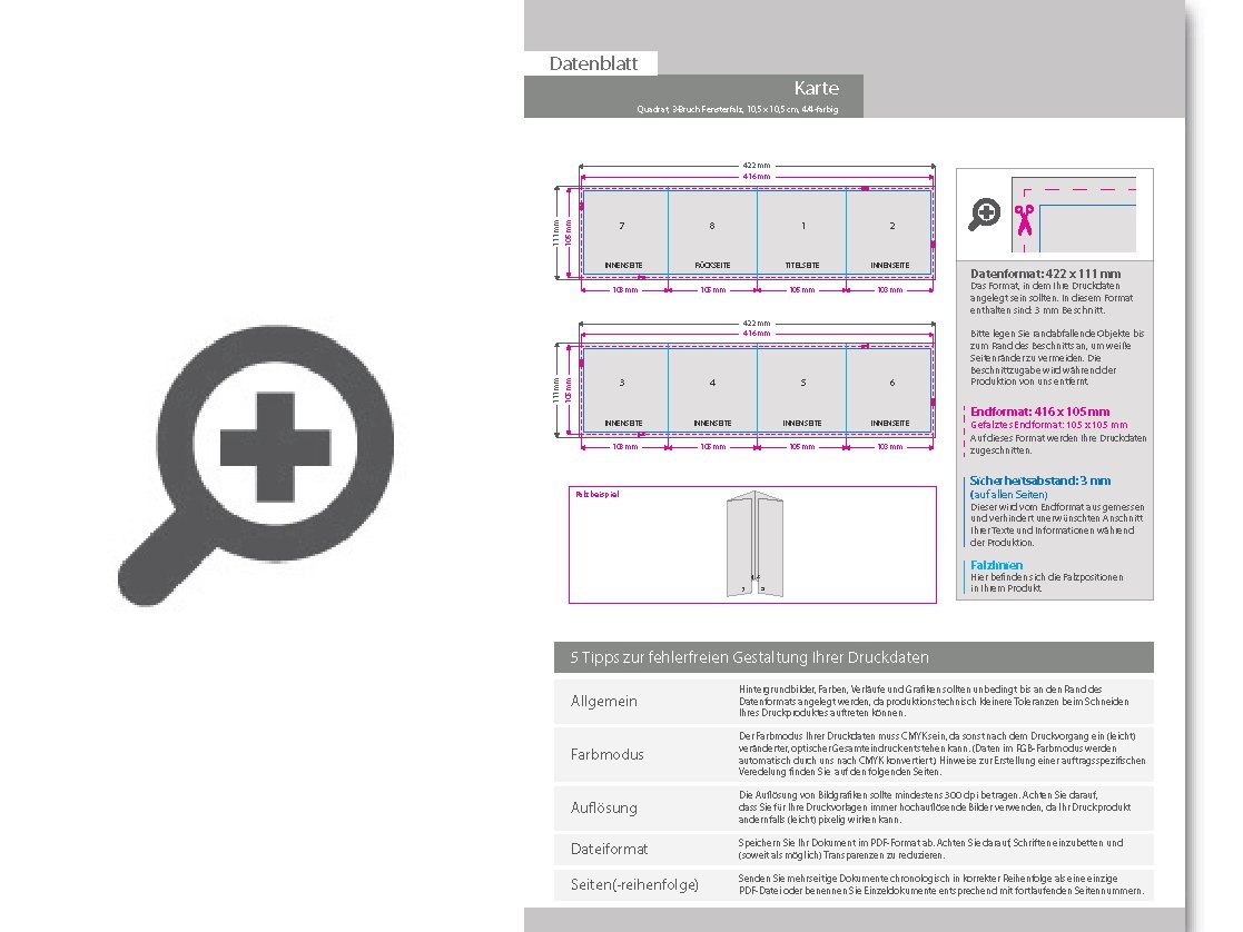 Product Bild geburtstagskarte__gefalzt_auf_quadrat_10_5_cm_x_10_5_cm__vertikaler_3-bruch_fensterfalz__8-seitig
