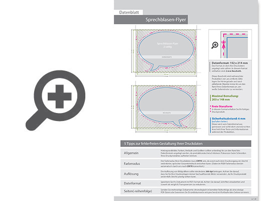Product Bild sprechblase-flyer