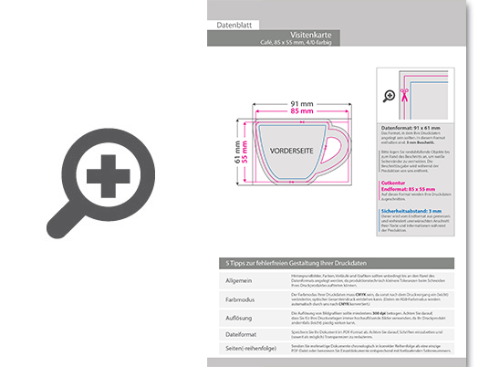 Product Bild visitenkarte_café__85_x_55_mm__1-seitig__4_0-farbig_cmyk