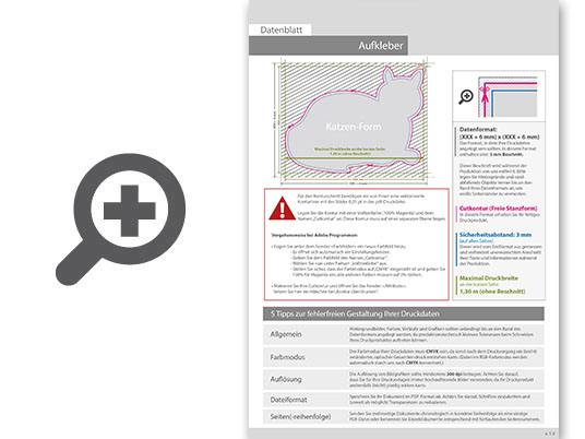 Product Bild wiederabl__sbare_klebefolie_in_katze-form_konturgeschnitten___einseitig_4_0-farbig_bedruckt